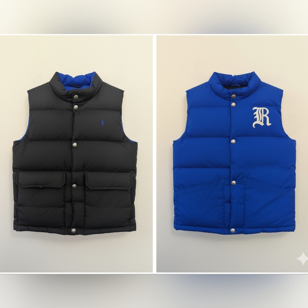 Polo Ralph‎ Lauren Boys Reversible Down-filled Puffer Vest
